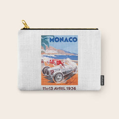 1936 Monaco Grand Prix Race Poster  Carry All Pouch