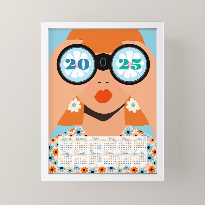 2025 Calendar - Seeking New Horizons Mini Art Print
