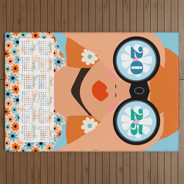 2025 Calendar - Seeking New Horizons Outdoor Rug
