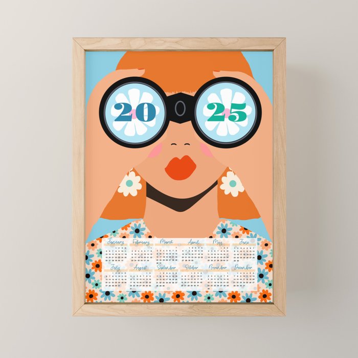 2025 Calendar - Seeking New Horizons Mini Art Print