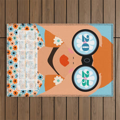 2025 Calendar - Seeking New Horizons Outdoor Rug