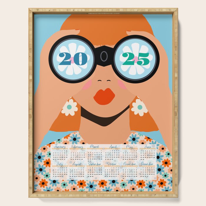 2025 Calendar - Seeking New Horizons Serving Tray