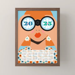 2025 Calendar - Seeking New Horizons Mini Art Print