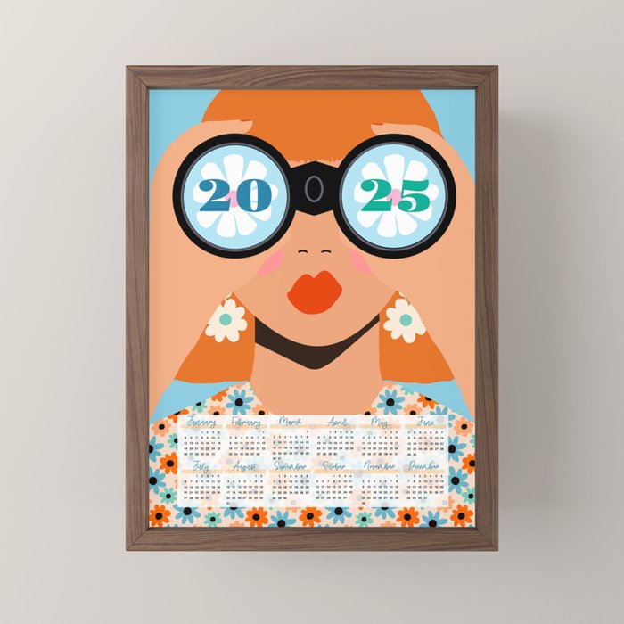 2025 Calendar - Seeking New Horizons Mini Art Print
