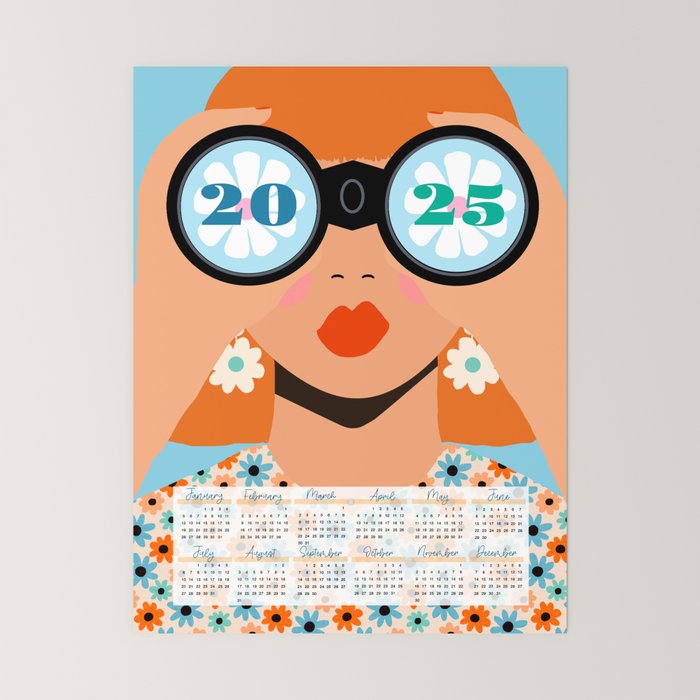 2025 Calendar - Seeking New Horizons Mini Art Print