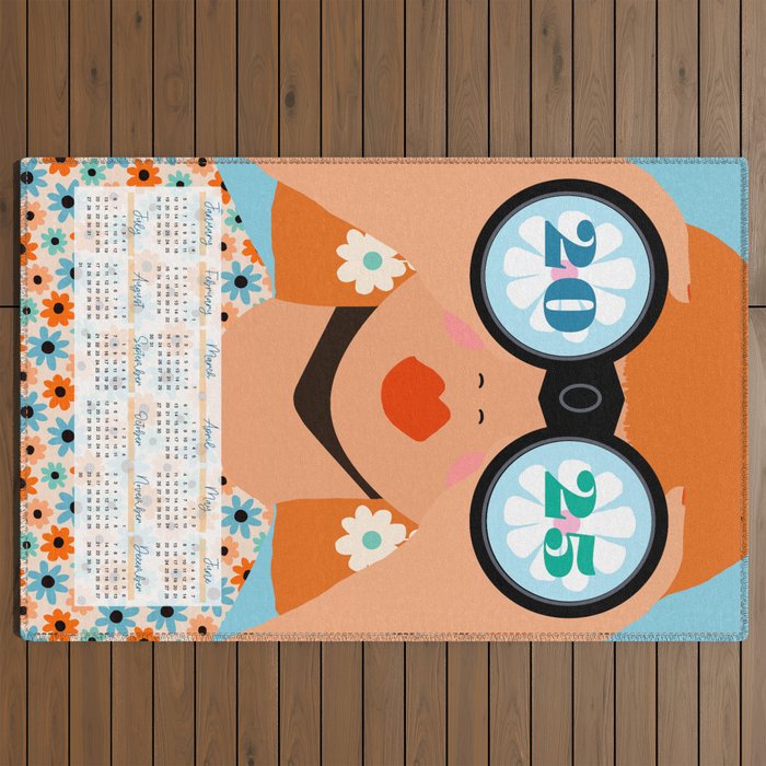 2025 Calendar - Seeking New Horizons Outdoor Rug