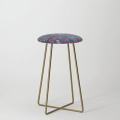 25 Peacocks Baluch Khorasan Persian Bag Face Print Stool