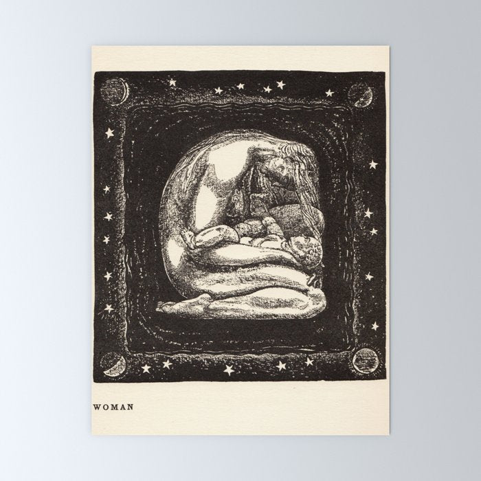 "Woman" by Rockwell Kent (1919) Mini Art Print