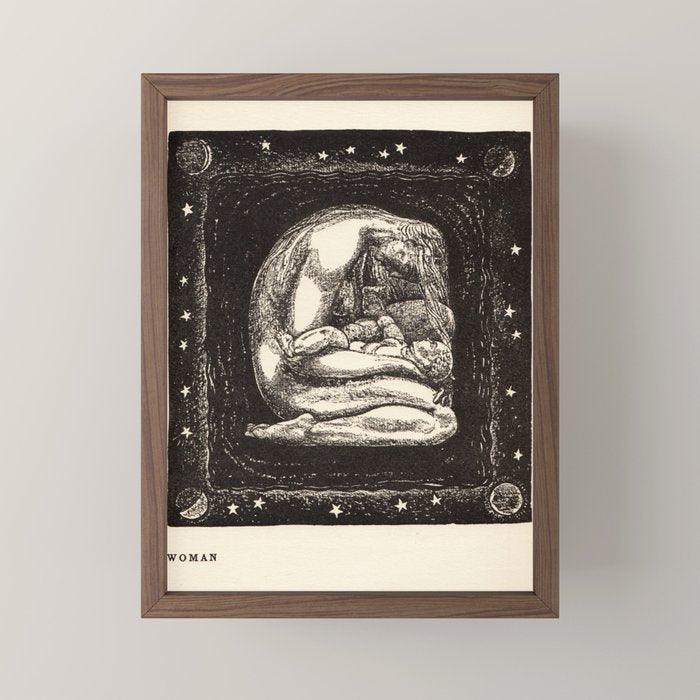 "Woman" by Rockwell Kent (1919) Mini Art Print
