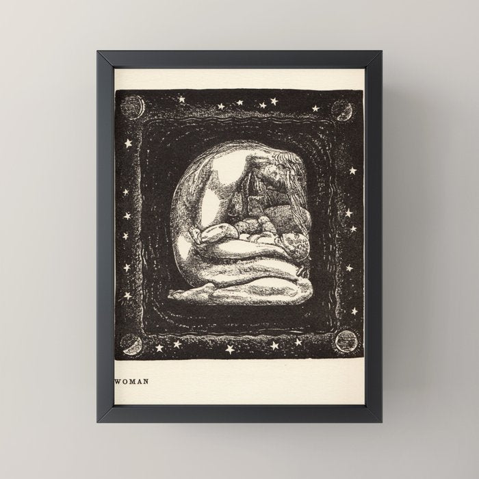 "Woman" by Rockwell Kent (1919) Mini Art Print