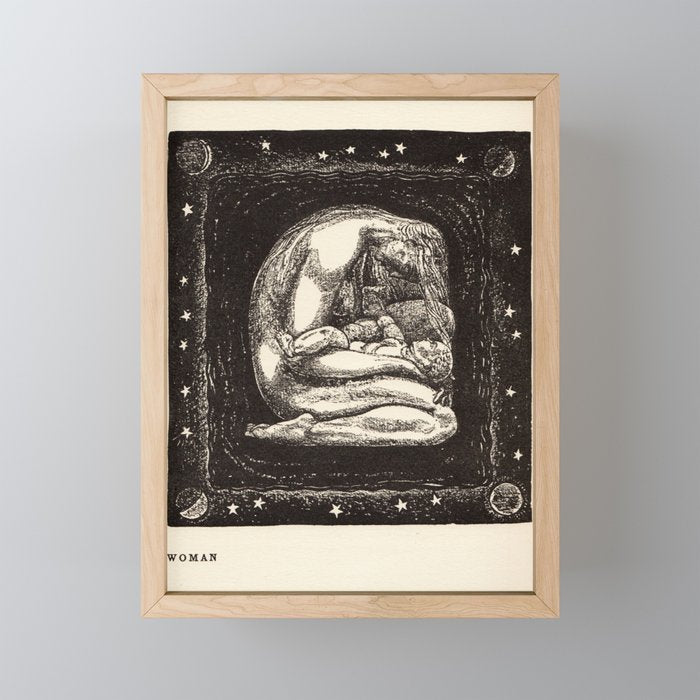 "Woman" by Rockwell Kent (1919) Mini Art Print