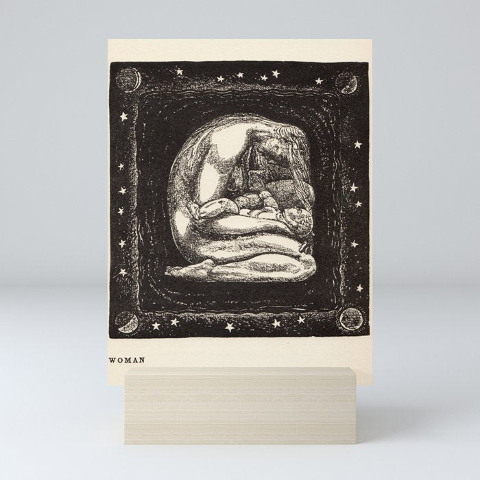 "Woman" by Rockwell Kent (1919) Mini Art Print