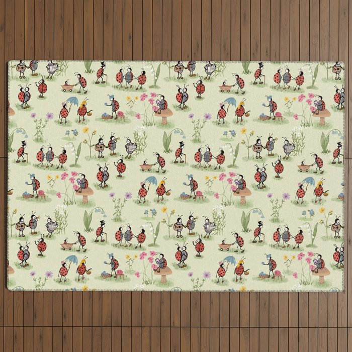 A Ladybug Life Outdoor Rug