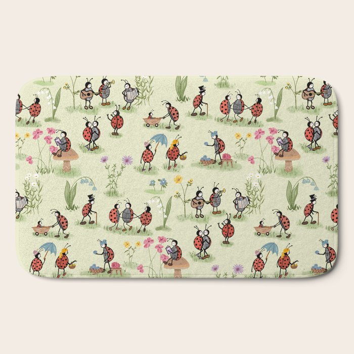 A Ladybug Life Bath Mat