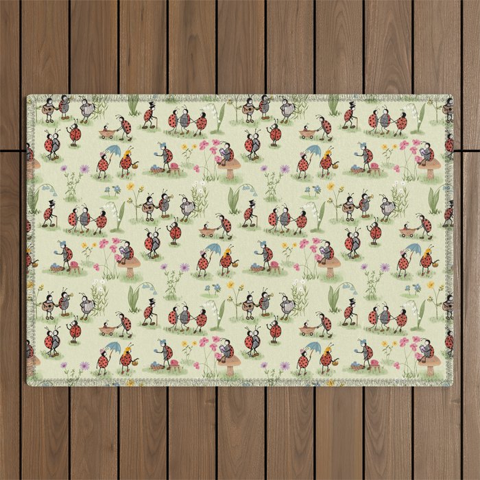 A Ladybug Life Outdoor Rug