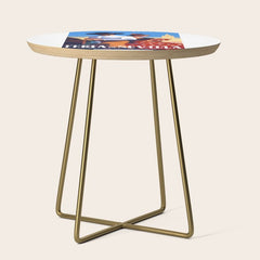 1961 SPAIN Feria De Sevilla Poster Side Table