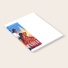 1961 SPAIN Feria De Sevilla Poster Notebook