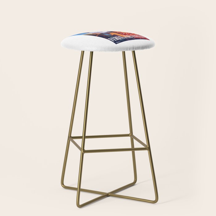 1961 SPAIN Feria De Sevilla Poster Stool