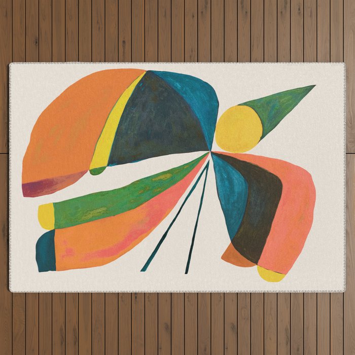 A bird Outdoor Rug
