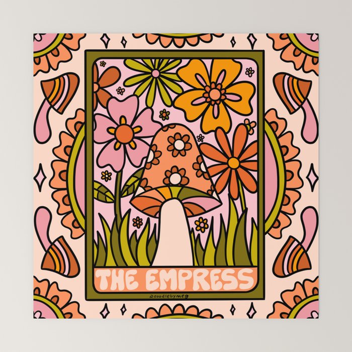 4. The Empress Mushroom Mini Art Print