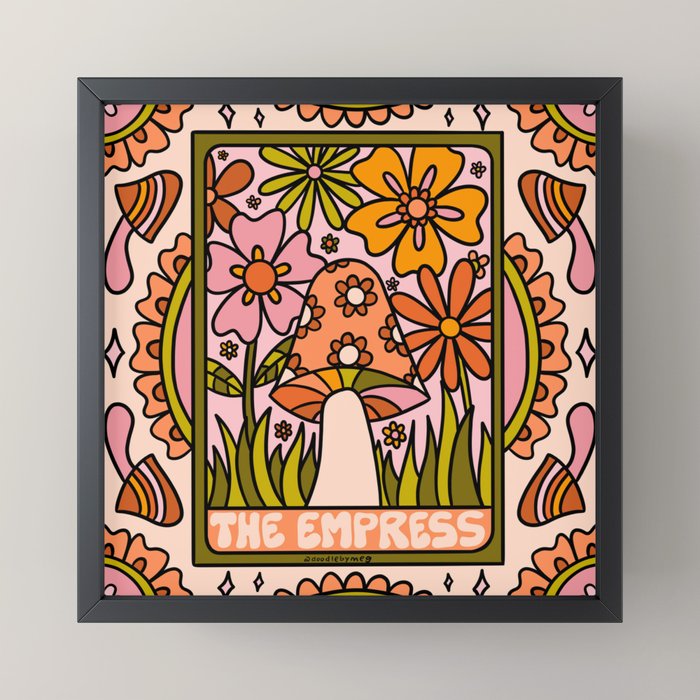 4. The Empress Mushroom Mini Art Print