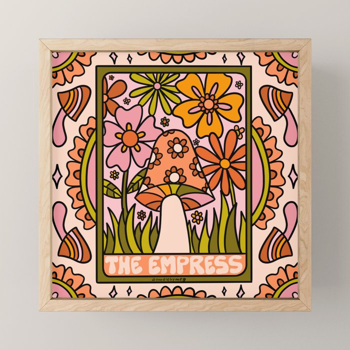 4. The Empress Mushroom Mini Art Print