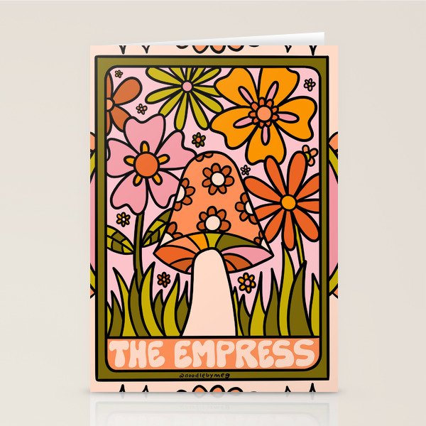4. The Empress Mushroom Stationery Card