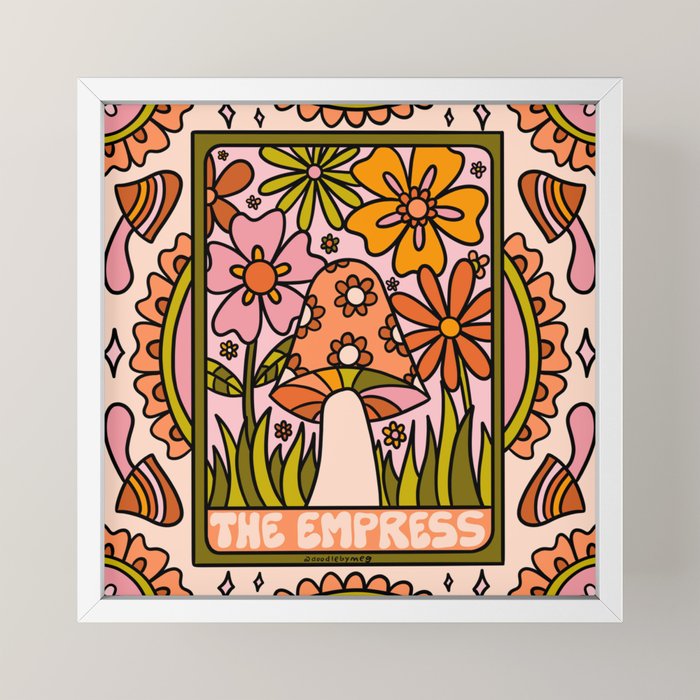 4. The Empress Mushroom Mini Art Print