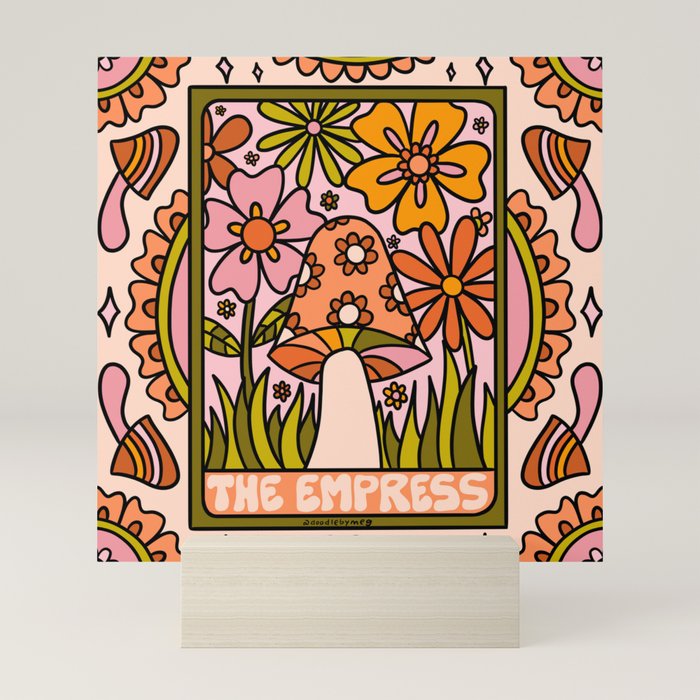 4. The Empress Mushroom Mini Art Print