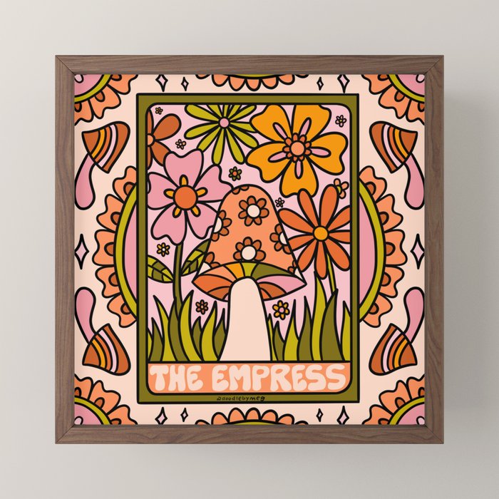 4. The Empress Mushroom Mini Art Print