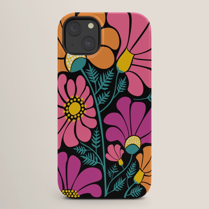 70s Disco Garden iPhone Case