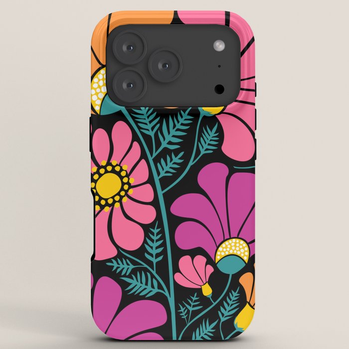 70s Disco Garden iPhone Case