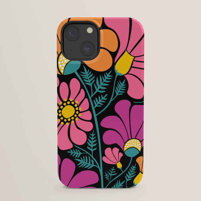 70s Disco Garden iPhone Case