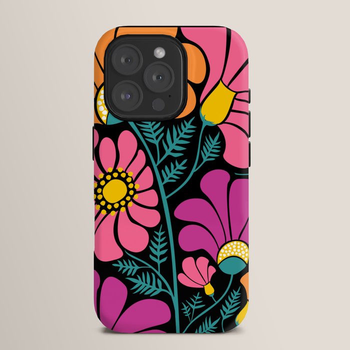 70s Disco Garden iPhone Case