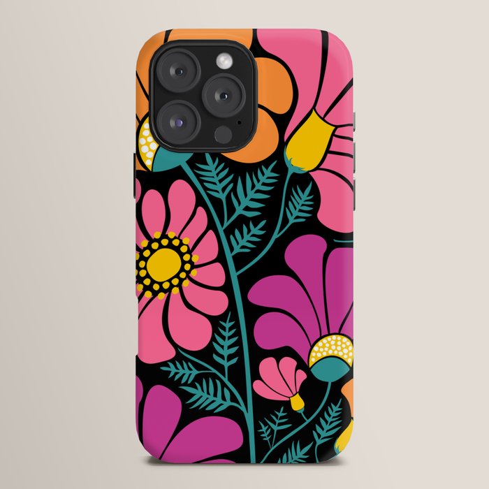 70s Disco Garden iPhone Case