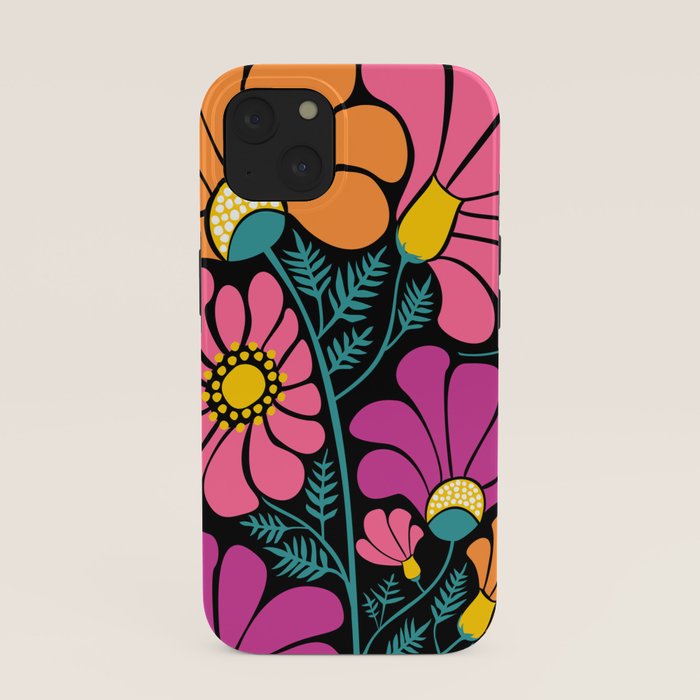 70s Disco Garden iPhone Case