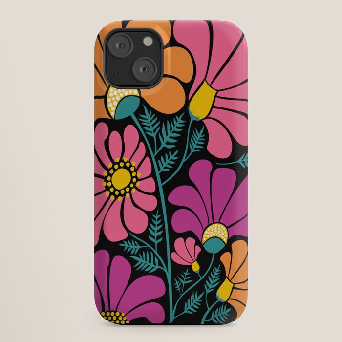 70s Disco Garden iPhone Case