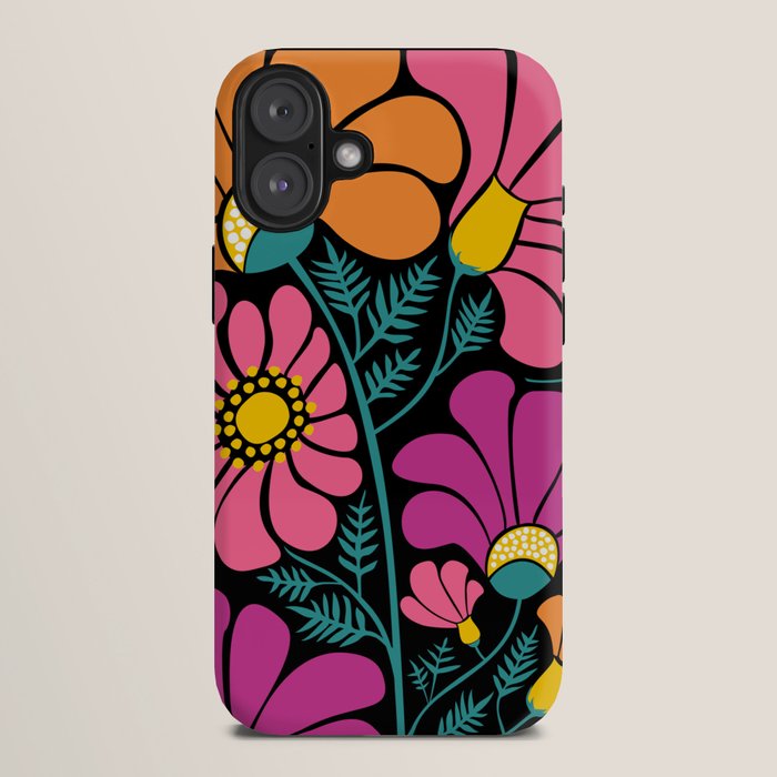 70s Disco Garden iPhone Case