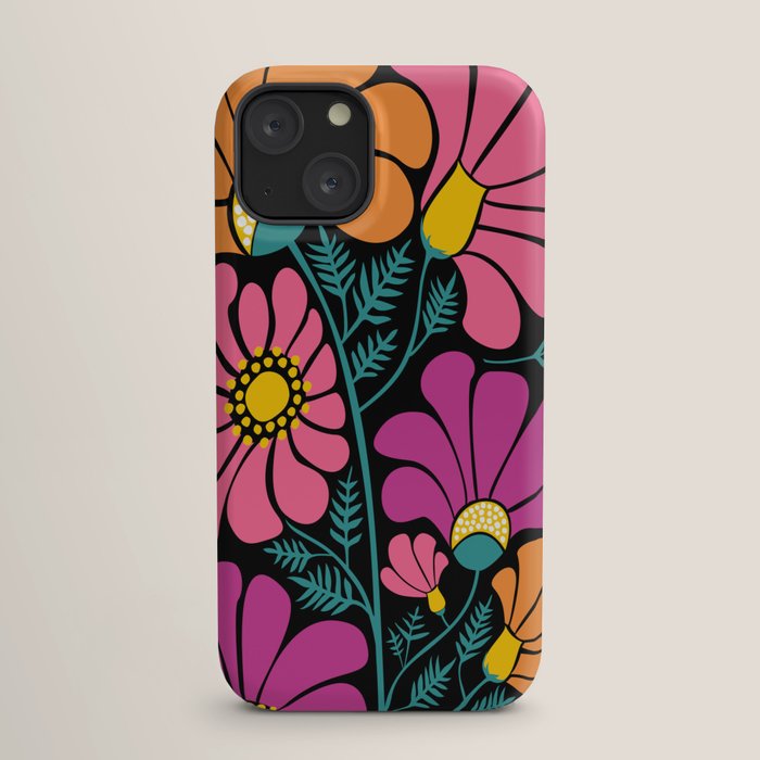 70s Disco Garden iPhone Case