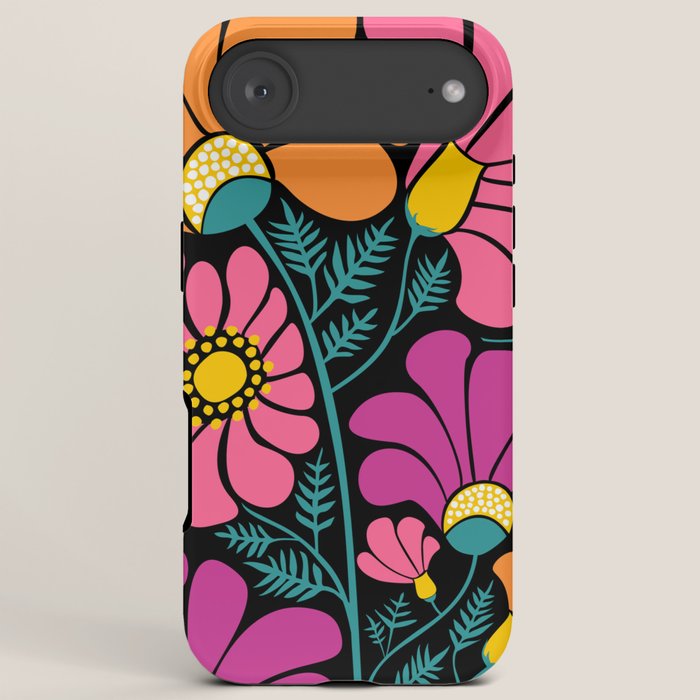 70s Disco Garden iPhone Case