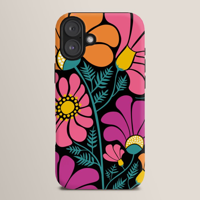 70s Disco Garden iPhone Case