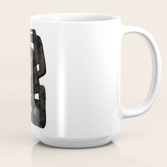 Boulder' Mid Century Modern Fun Abstract Shapes  Coffee Mug