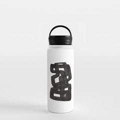 Boulder' Mid Century Modern Fun Abstract Shapes  Water Bottle