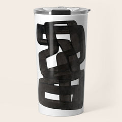 Boulder' Mid Century Modern Fun Abstract Shapes  Travel Mug
