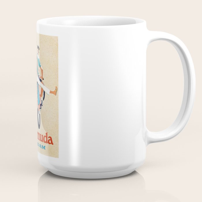 1960 Bermuda Pan American Airlines Travel Poster Coffee Mug