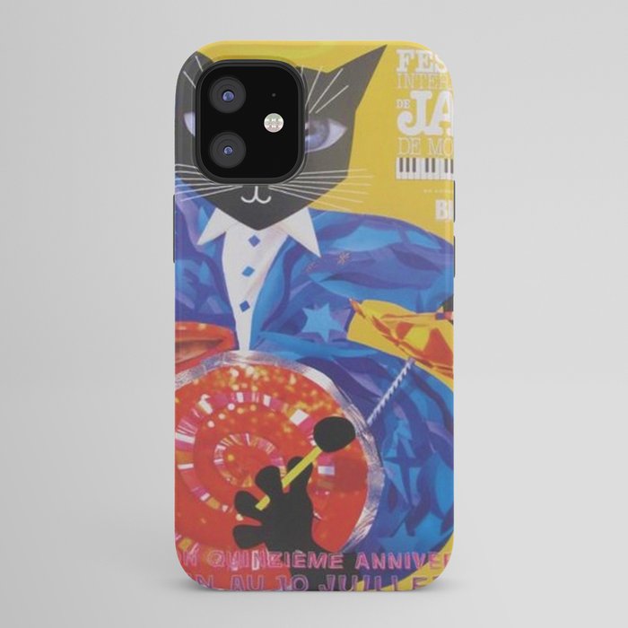 1994 Montreal Jazz Festival Cool Cat Poster No. 3 Gig Advertisement iPhone Case