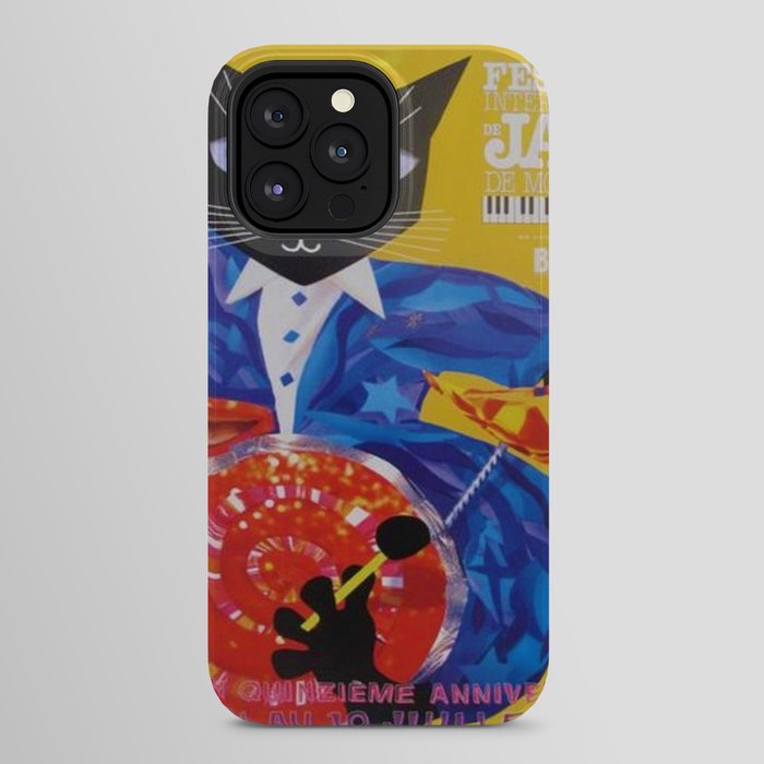 1994 Montreal Jazz Festival Cool Cat Poster No. 3 Gig Advertisement iPhone Case
