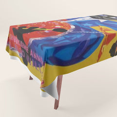 1994 Montreal Jazz Festival Cool Cat Poster No. 3 Gig Advertisement Tablecloth