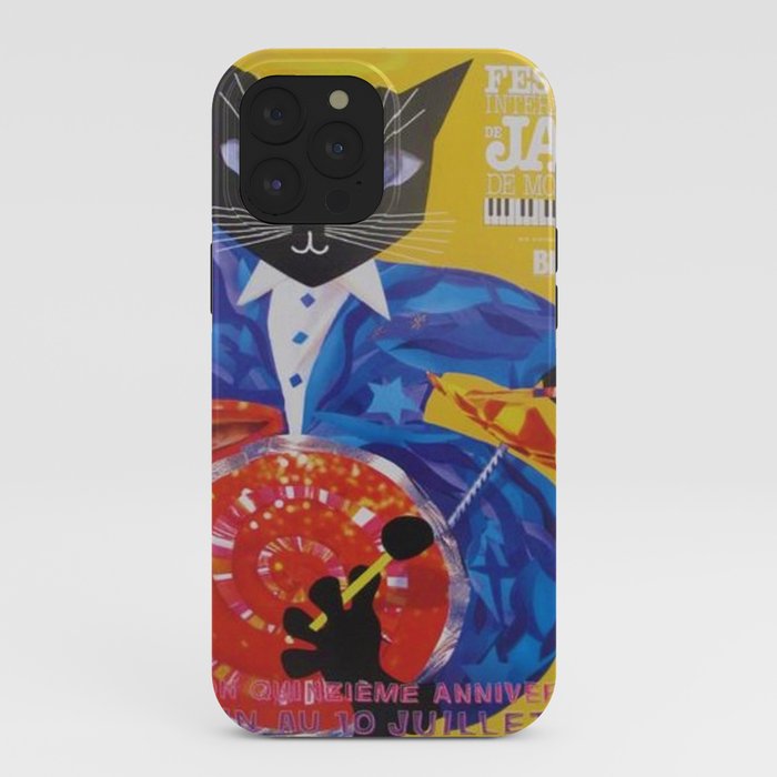 1994 Montreal Jazz Festival Cool Cat Poster No. 3 Gig Advertisement iPhone Case