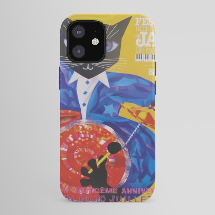 1994 Montreal Jazz Festival Cool Cat Poster No. 3 Gig Advertisement iPhone Case